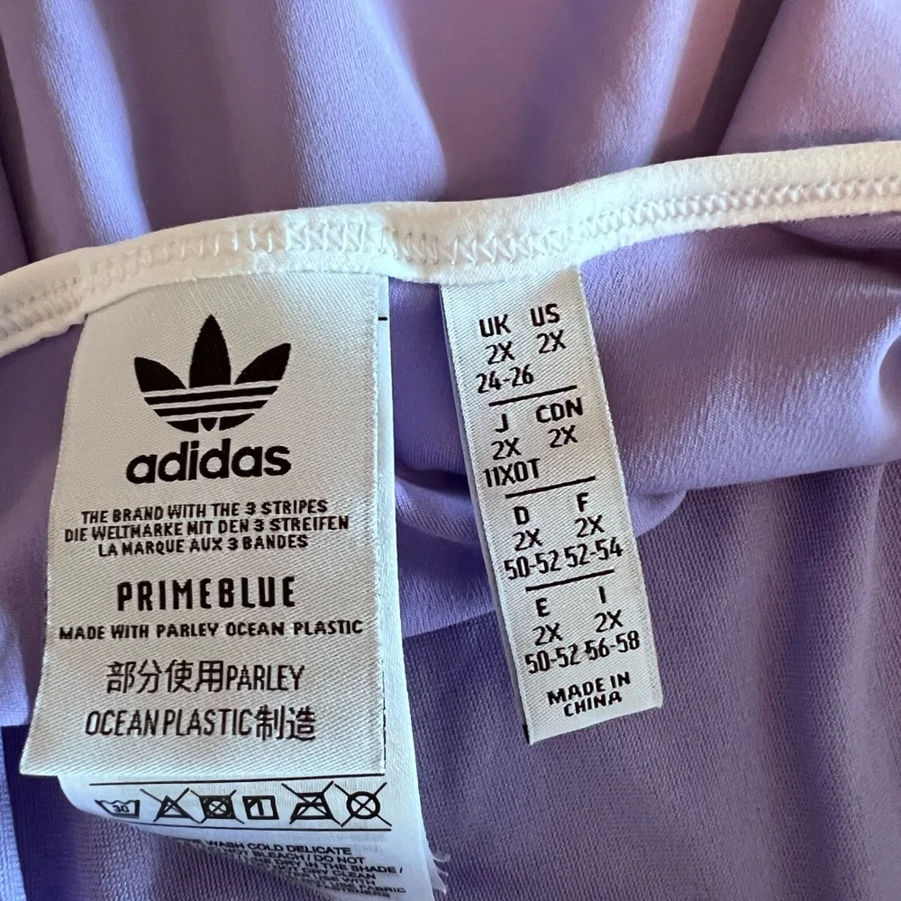 adidas Lavender Tank Top with Zipper - Picture 6 of 6